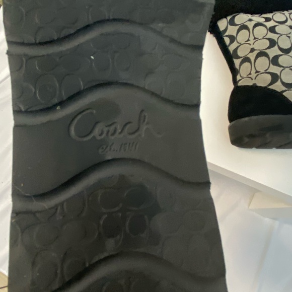 Coach Pull on Canvas Boots - Picture 3 of 9